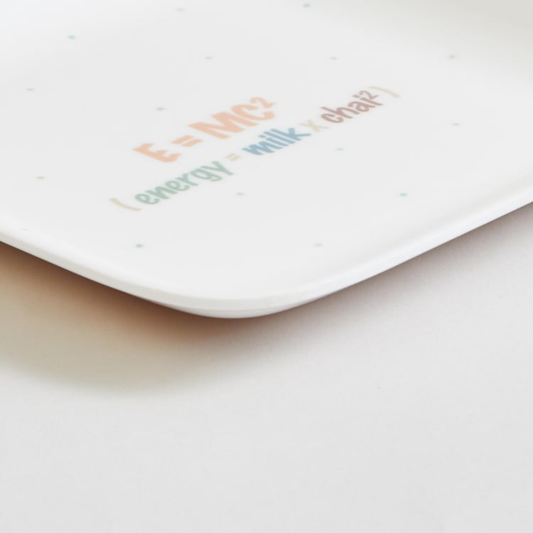 Garnet Melamine Printed Appetiser Plate - 15x15cm