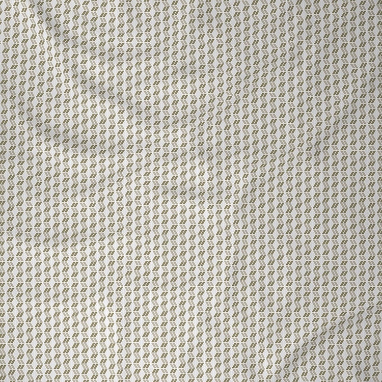 MASPAR Backyard Patio Cotton 144TC Printed 3Pcs King Bedsheet Set