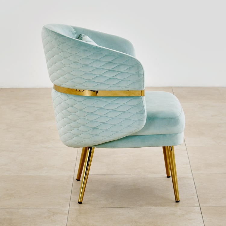 Vegas Velvet Accent Chair - Mint