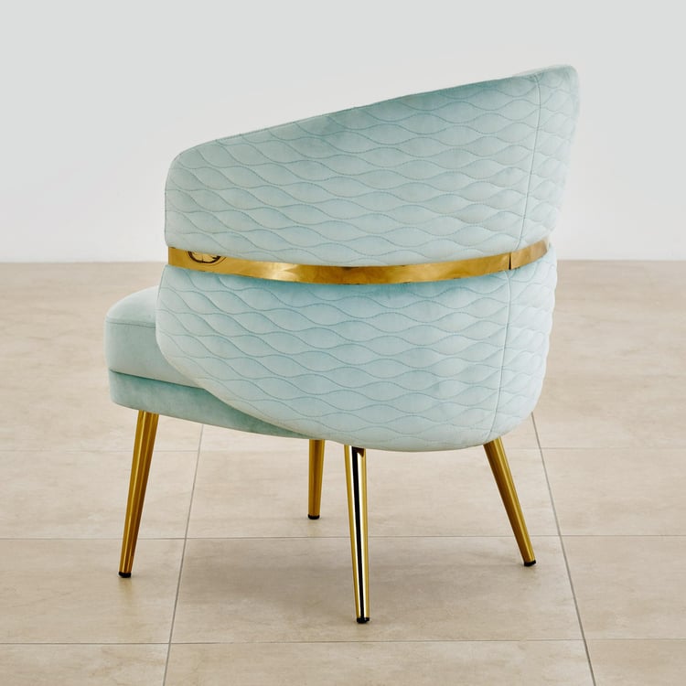 Vegas Velvet Accent Chair - Mint