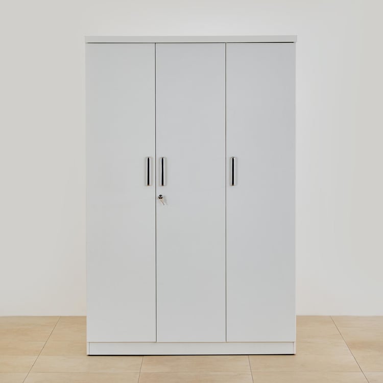 Helios Reynan NXT 3-Door Wardrobe - White