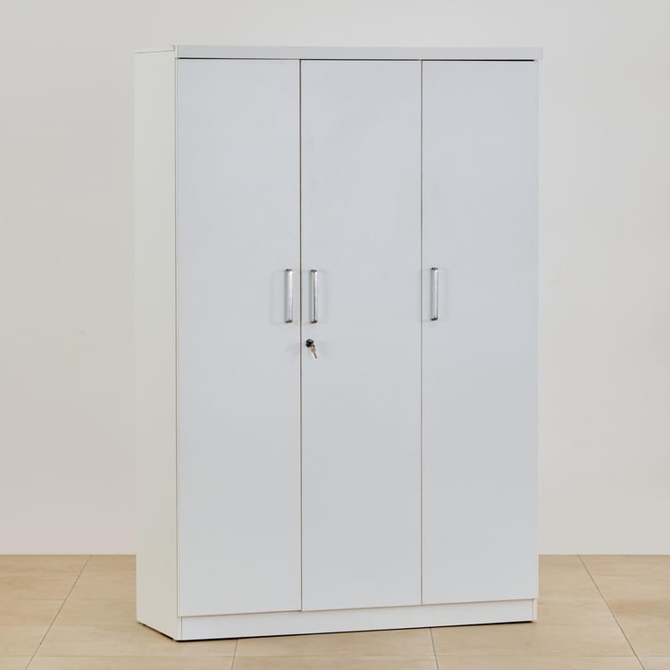 Helios Reynan NXT 3-Door Wardrobe - White