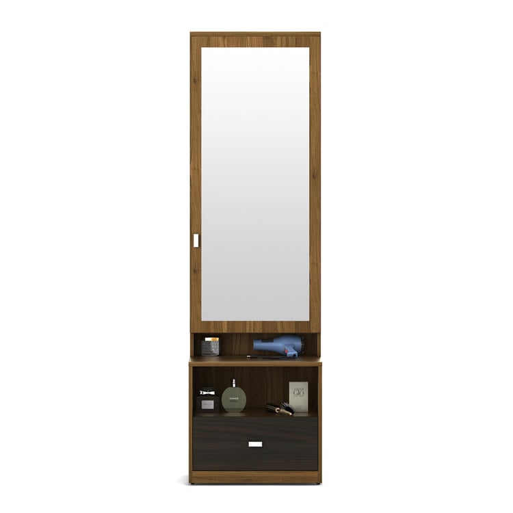 Helios Vincent Dresser Mirror with Drawer - Brown