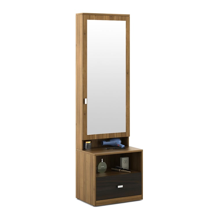 Helios Vincent Dresser Mirror with Drawer - Brown