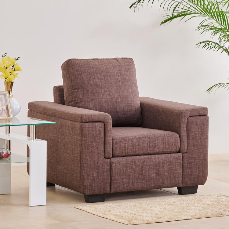 Signature NXT Fabric 1-Seater Sofa - Brown