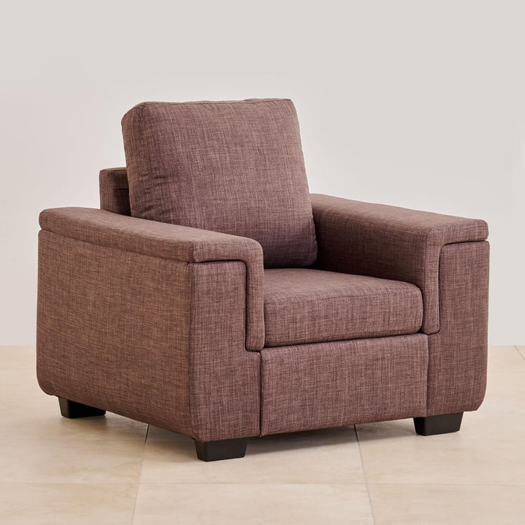 Signature NXT Fabric 1-Seater Sofa - Brown