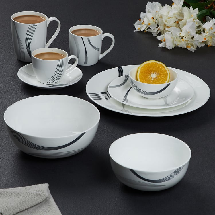 Lucas Bone China Printed Serving Bowl -240ml