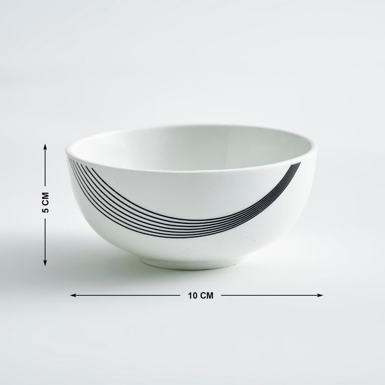 Lucas Bone China Printed Serving Bowl -240ml