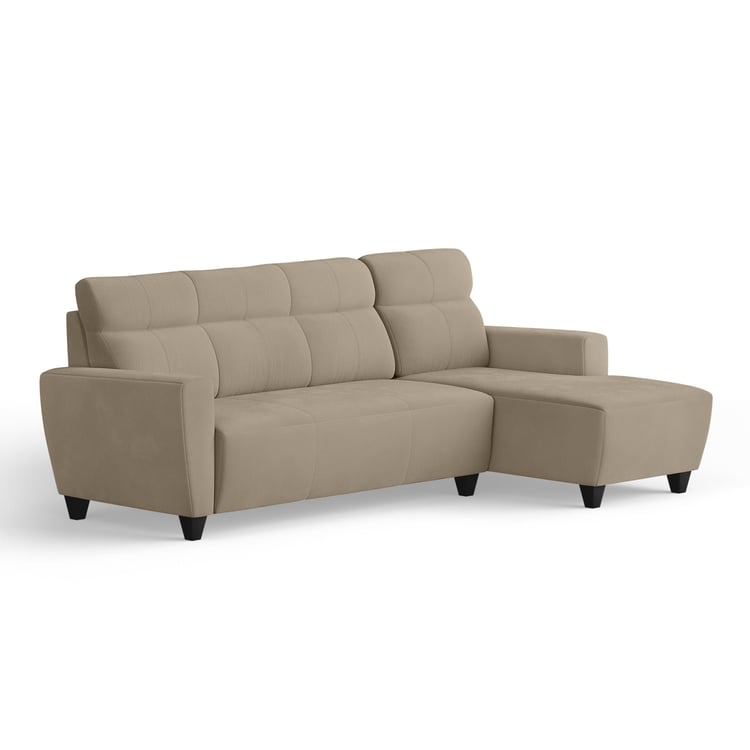 Helios Emily Velvet 3-Seater Right Corner Sofa with Chaise - Customized Furniture