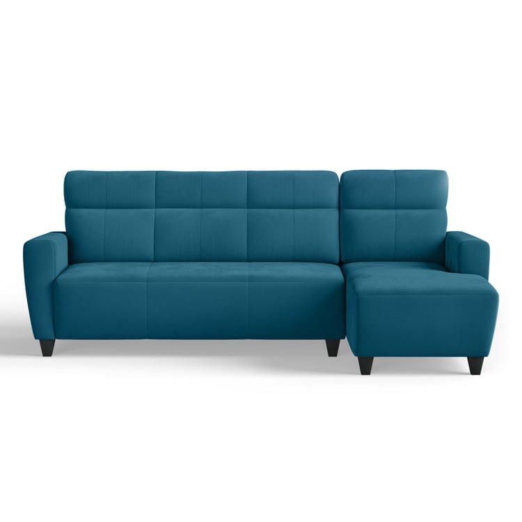 Helios Emily Velvet 3-Seater Right Corner Sofa with Chaise - Customized Furniture