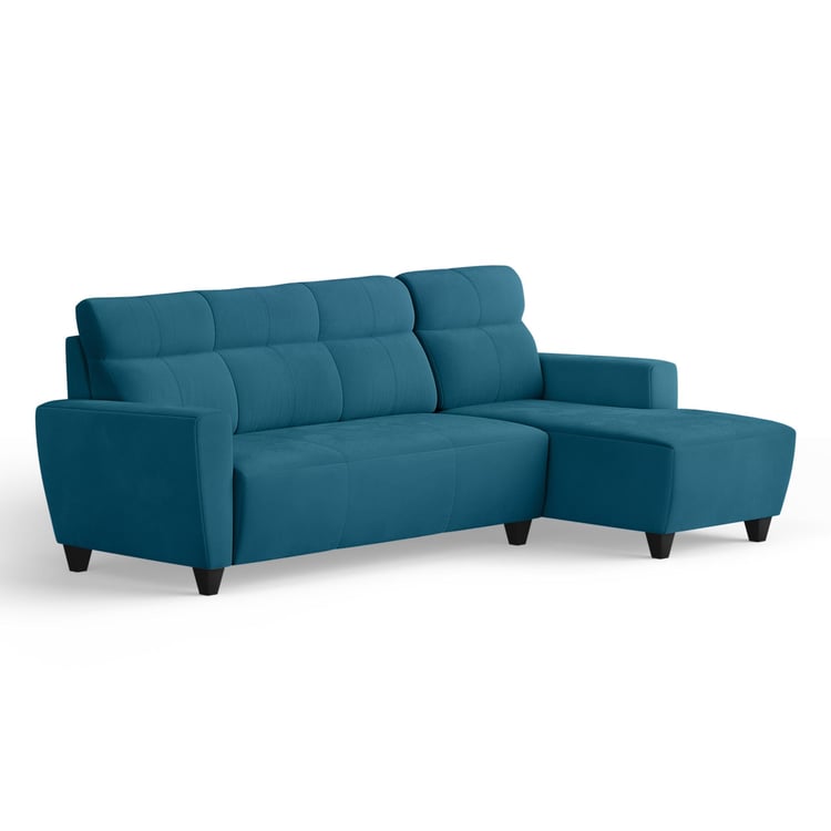 Emily Velvet 3-Seater Right Corner Sofa with Chaise - Customized Furniture