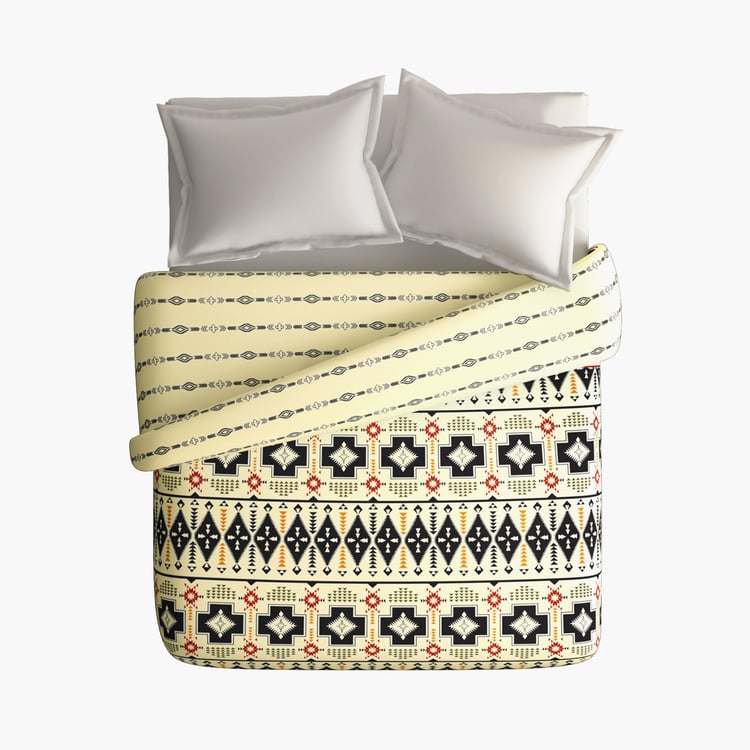 PORTICO Mellow Printed Cotton Double Comforter - 220x240cm