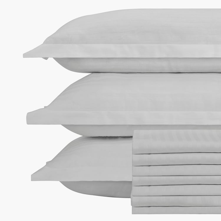 PORTICO Hotel White Cotton Pillow Cover - 46x69cm - Set of 10