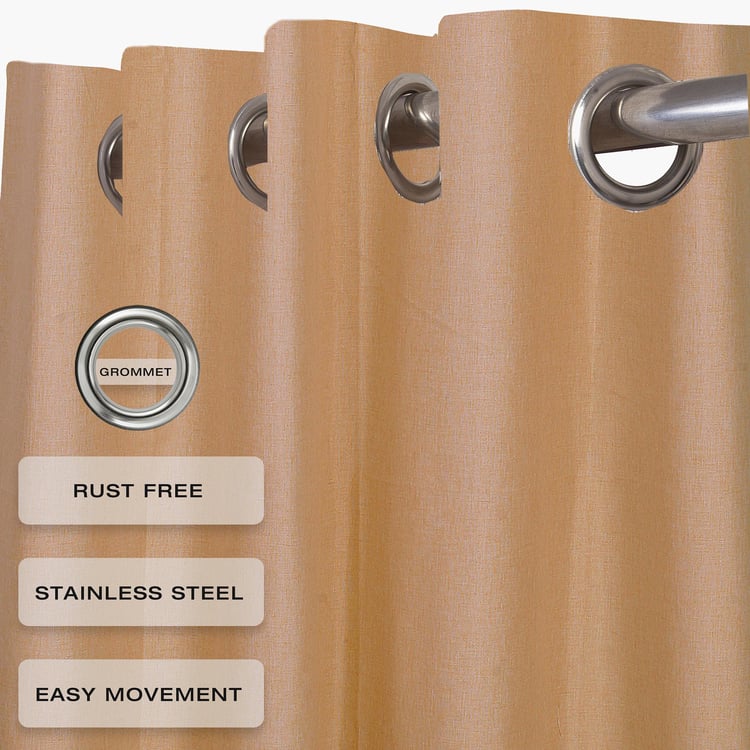 Maple Curtains 2 Solid Semi-Blackout Door Curtain