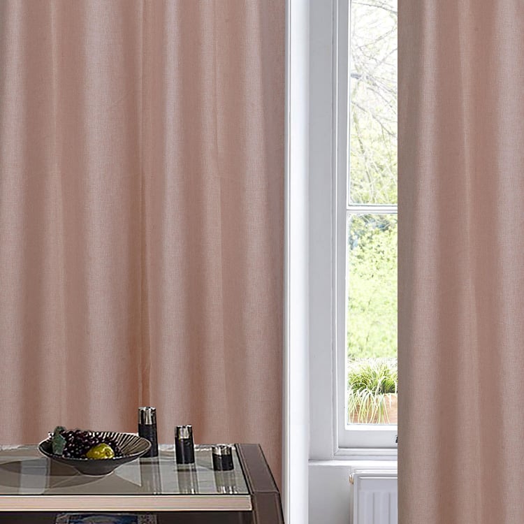 Maple Curtains 2 Solid Semi-Blackout Window Curtain