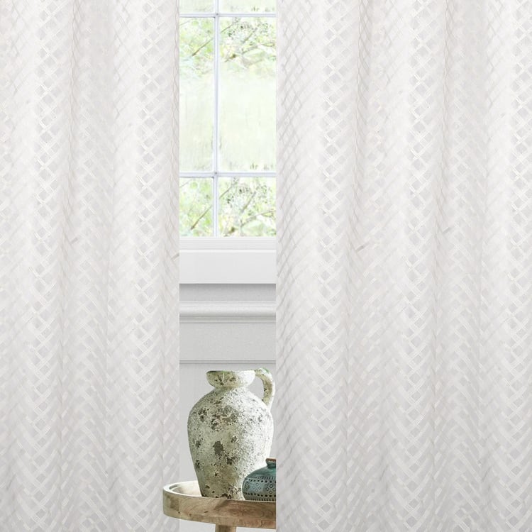 Reflections Curtains 2 Printed Semi-Sheer Door Curtains
