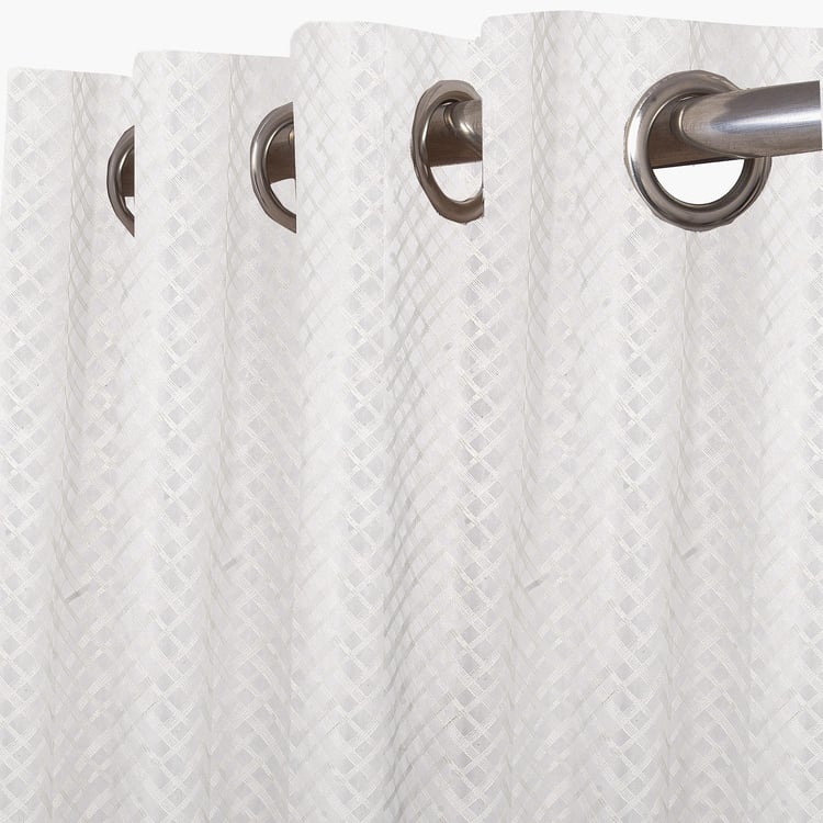 Reflections Curtains 2 Printed Semi-Sheer Door Curtains