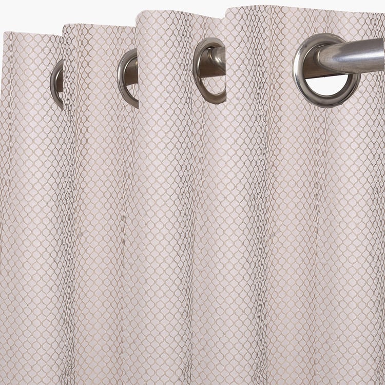 Reflection Curtains 2 Printed Semi-Blackout Door Curtain