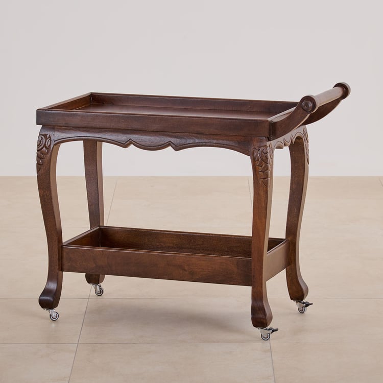 Victoria Serving Trolley - Brown