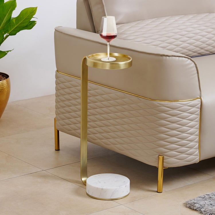 Sofia Marble Cocktail Table - Gold