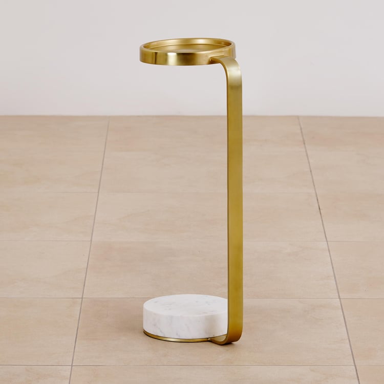 Sofia Marble Cocktail Table - Gold