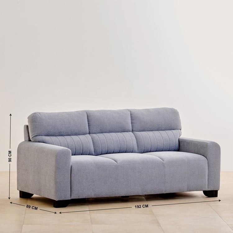 Helios Albury Fabric 3+2 Seater Sofa Set - Grey