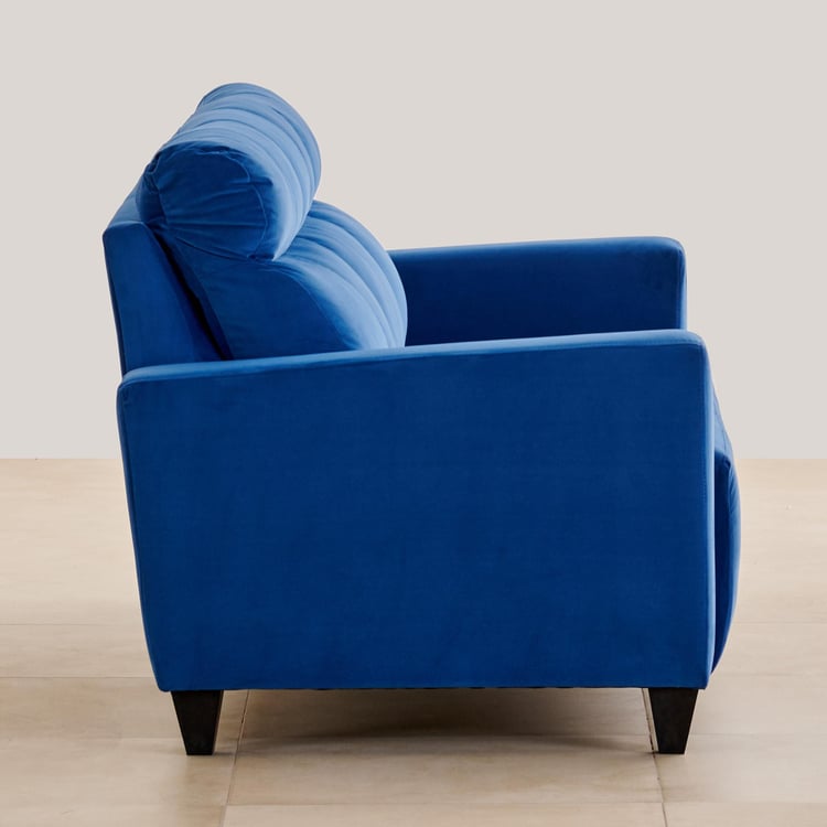 Helios Emily Fabric 3+2 Seater Sofa Set - Blue