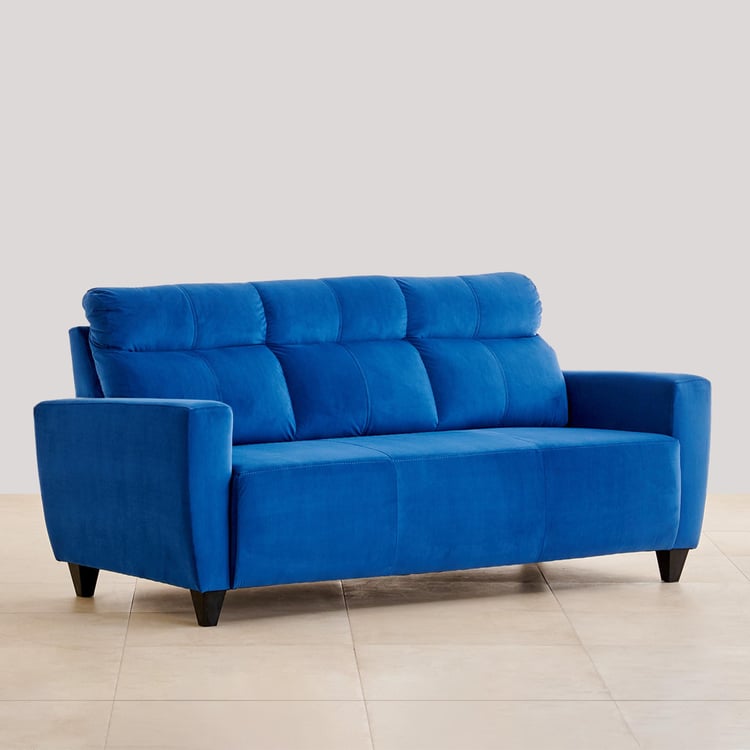 Helios Emily Fabric 3+2 Seater Sofa Set - Blue