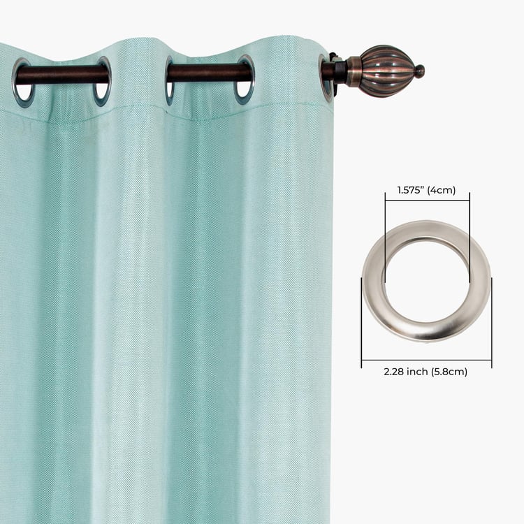 DECO WINDOW Set of 2 Semi-Blackout Door Curtains