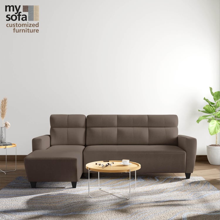 Helios Emily Chenille 3-Seater Left Corner Sofa with Chaise - Customized Furniture