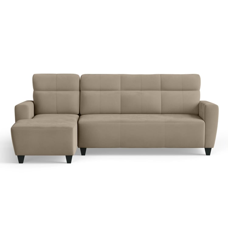 Helios Emily Velvet 3-Seater Left Corner Sofa with Chaise - Customized Furniture