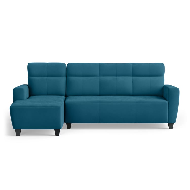 Helios Emily Velvet 3-Seater Left Corner Sofa with Chaise - Customized Furniture