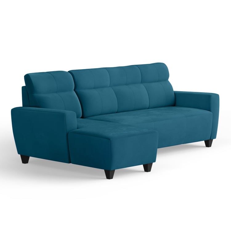 Emily Velvet 3-Seater Left Corner Sofa with Chaise - Customized Furniture