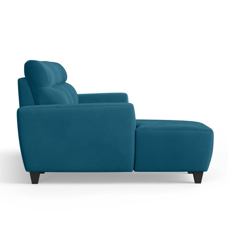 Emily Velvet 3-Seater Left Corner Sofa with Chaise - Customized Furniture