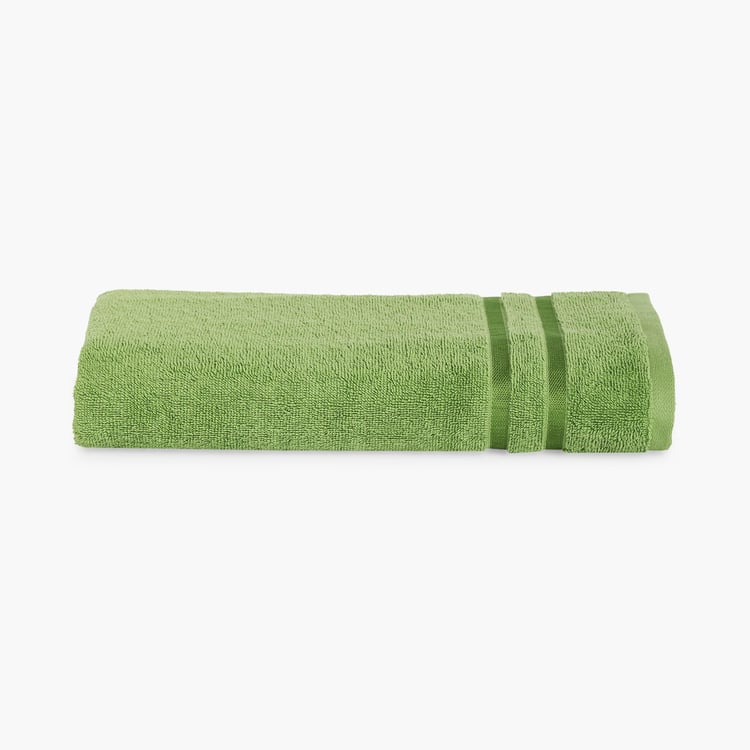 SPACES Atrium Cotton Striped Bath Towel, Green - 70x150cm