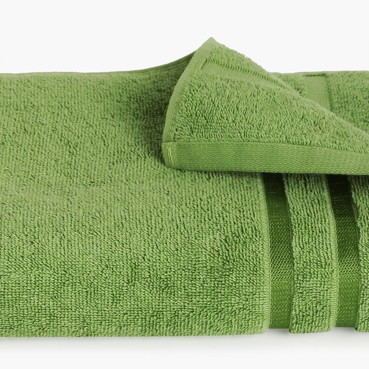 SPACES Atrium Cotton Striped Bath Towel, Green - 70x150cm