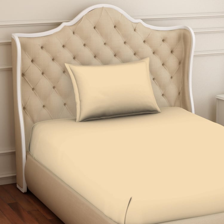 WELSPUN Restora Cotton 150TC 2Pcs Single Bedsheet Set