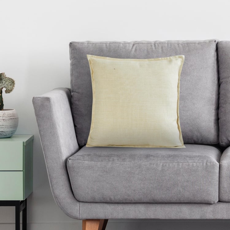 Aspen Off-White Filled Cushion - 40x40cm