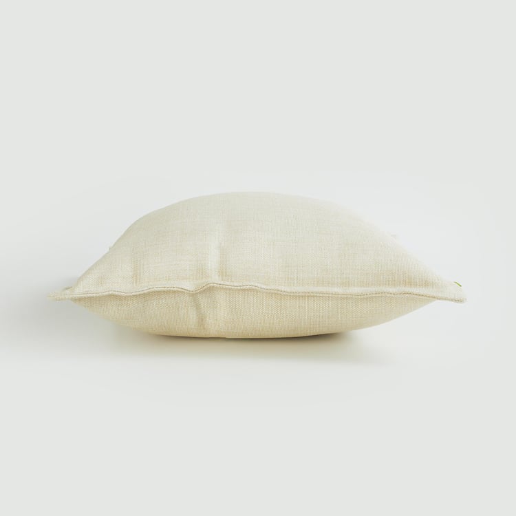 Aspen Off-White Filled Cushion - 40x40cm