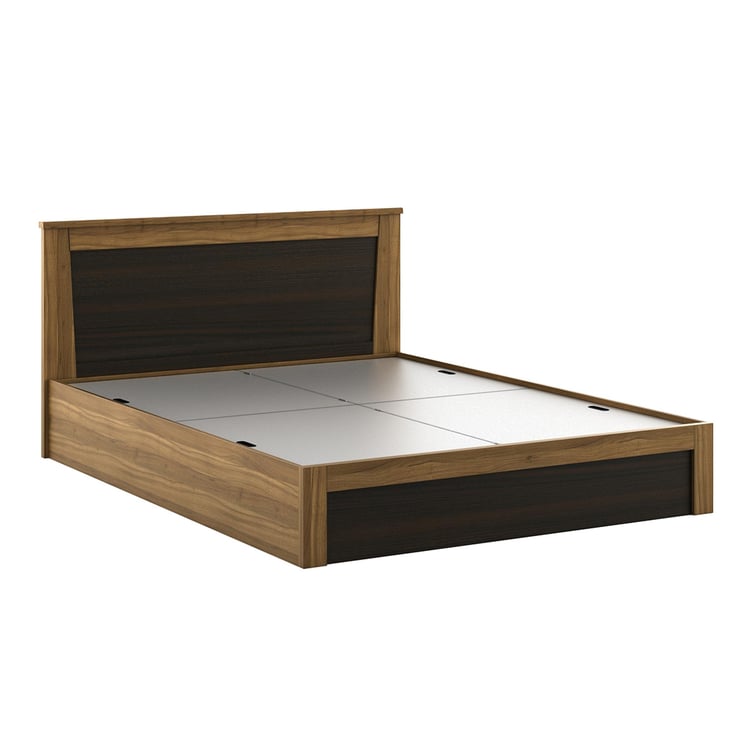 Helios Vincent King Bed with Box Storage - Brown