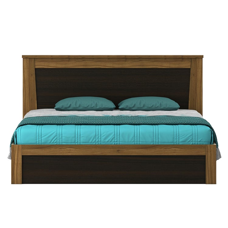 Helios Vincent Queen Bed with Box Storage - Brown
