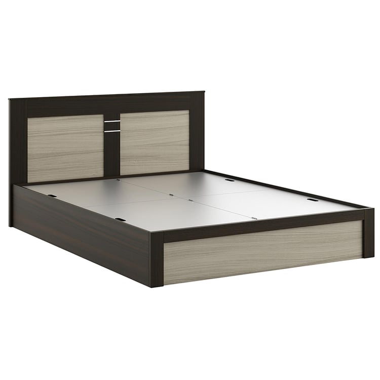 Helios Lawrence King Bed with Box Storage - Brown