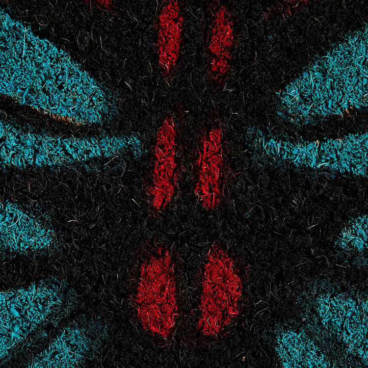 Radiance Coir Butterfly Printed Doormat - 40x60cm