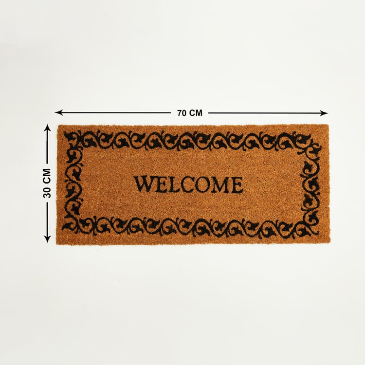 Stencila Welcome Coir Printed Doormat - 30x70cm