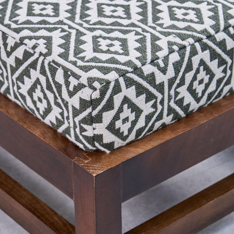 Aminah Mango Wood Stool - Brown