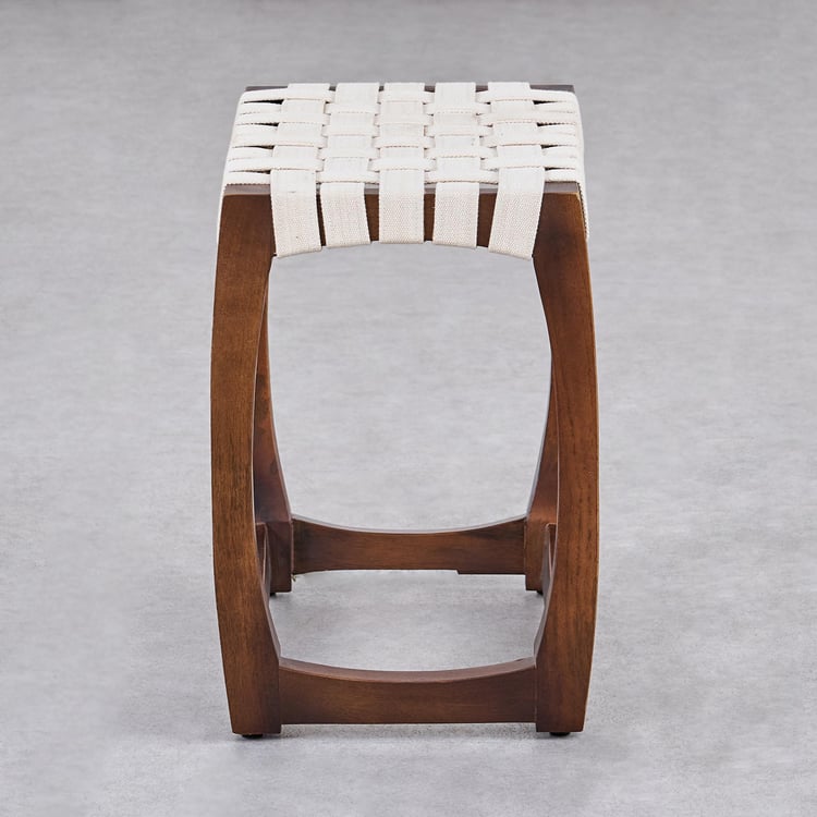 Axel Fabric Stool - Cream