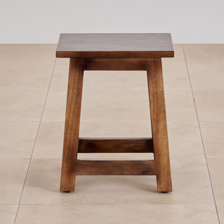 Olaf Mango Wood Stool - Brown