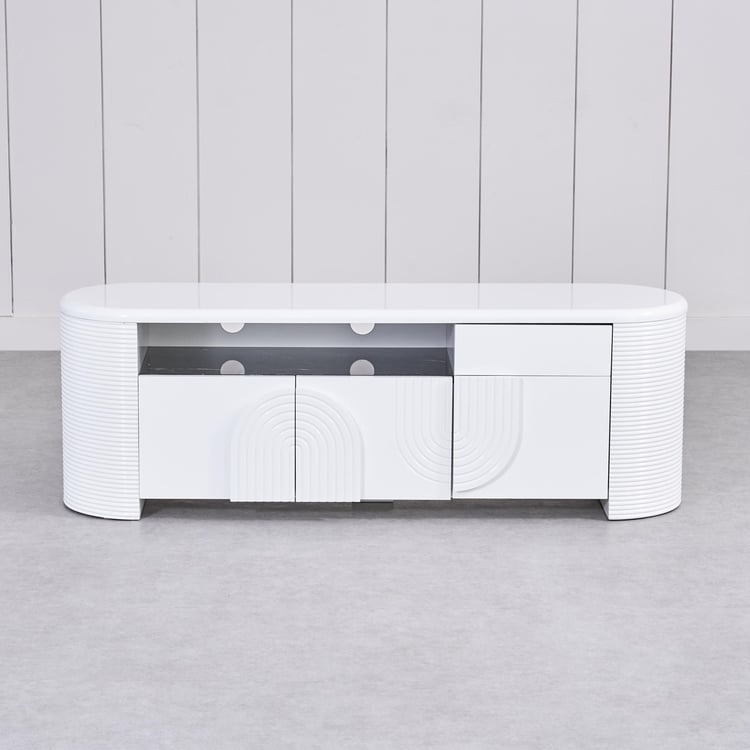 Charlie TV Unit - White