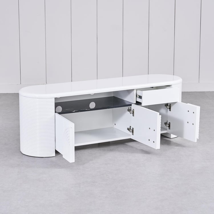 Charlie TV Unit - White