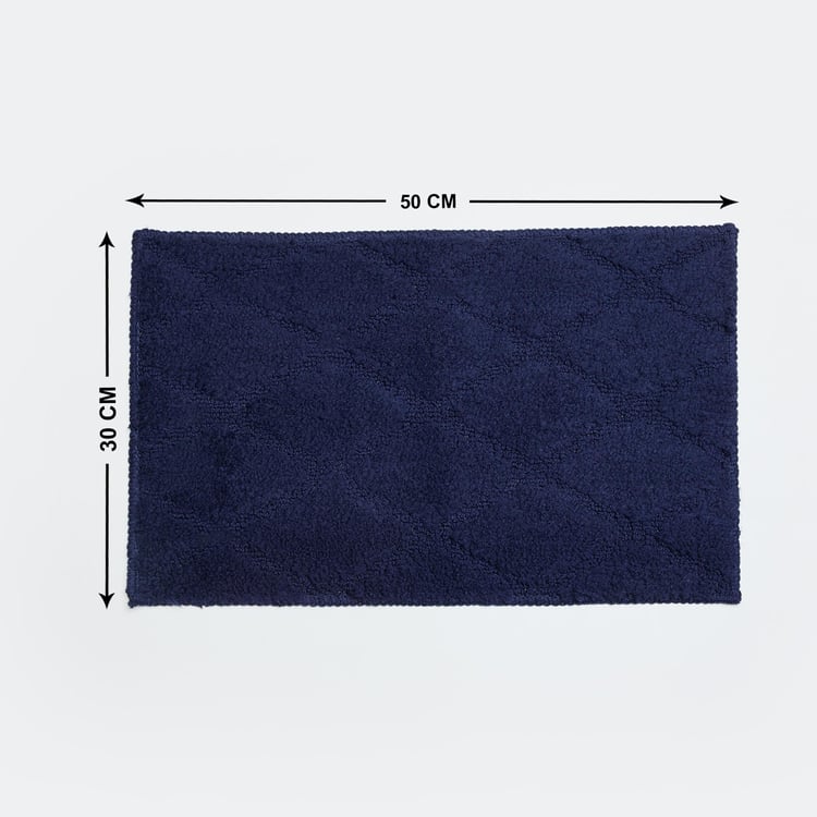 Harbour Multicolour Textured Anti-Skid Bath Mat - Set of 2 - 30x50cm